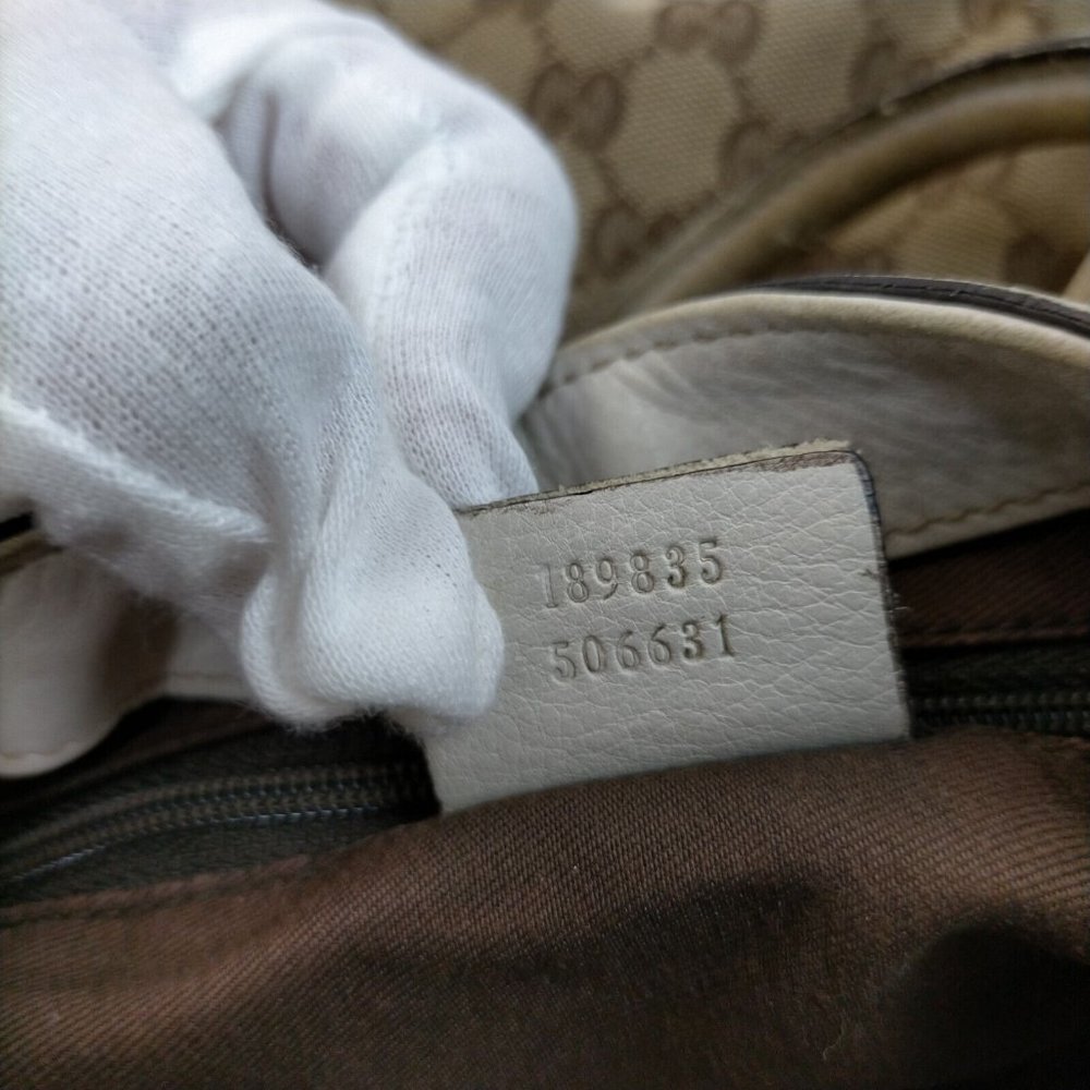 Auth Gucci Shoulder Bag Brown Canvas #43201G87 - Picture 8 of 9